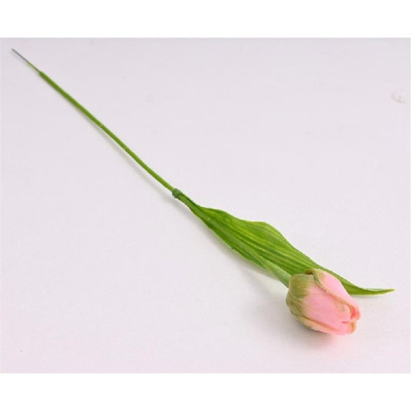 Umělý tulipán růžovozelený  MO-371309-05