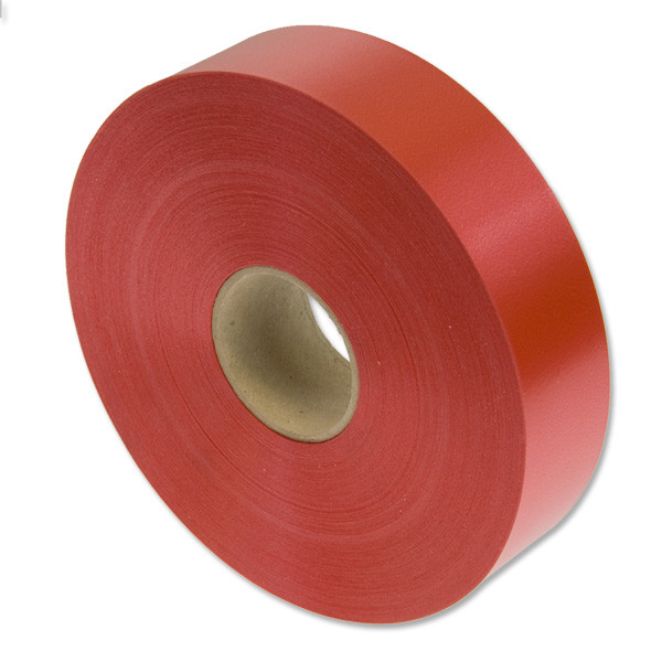 Vázací stuha  -  bobine 30 mm / 100 m STANDARD  -  červená (1 ks)