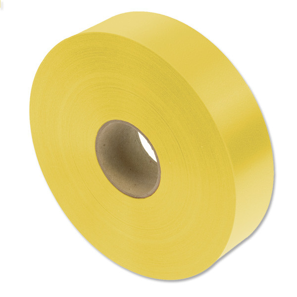 Vázací stuha  -  bobine 30 mm / 100 m STANDARD  -  žlutá (1 ks)