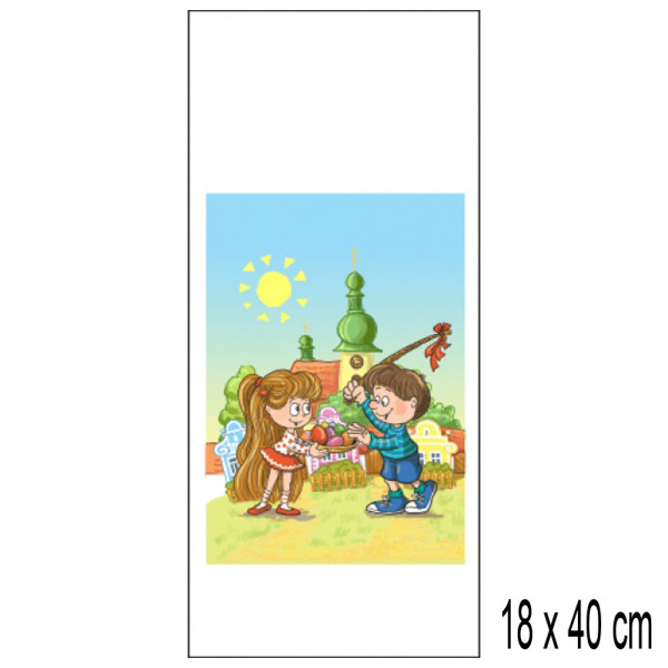Velikonoční sáčky PP 18 x 40 cm - Zlatovláska (10 ks/bal)