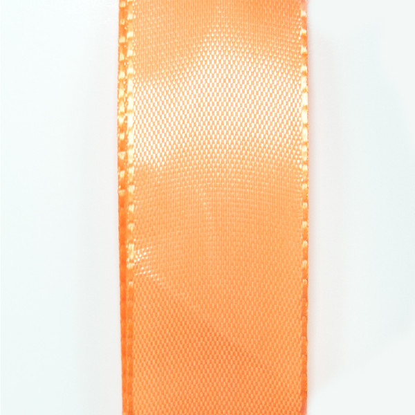 Taftová stuha - světlá oranžová (40 mm, 50 m/rol)