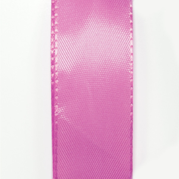 Taftová stuha - tmavá růžová (25 mm, 50 m/rol)