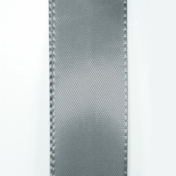 Taftová stuha - šedá (40 mm, 50 m/rol)