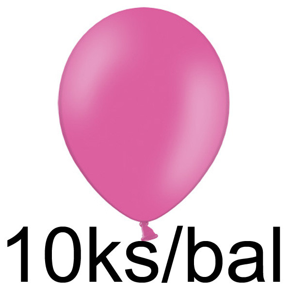 Balonek pastelový -  Ø30cm - malinová (10 ks/bal)
