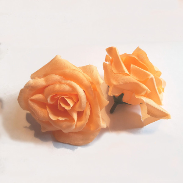 Umělá růže textilní Ø8 cm - lila