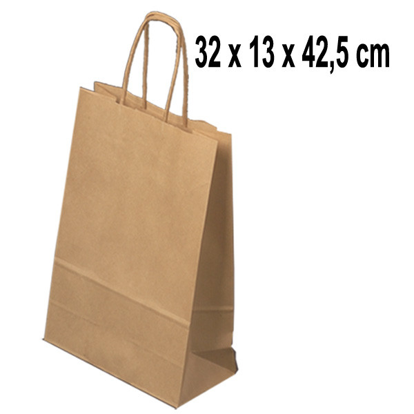 Papírová taška EKO - 32  x 13 x 42,5 cm (10 ks/bal)