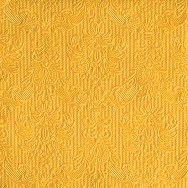 Svatební ubrousky Elegance 33 x 33 cm - žlutá (15 ks/bal)