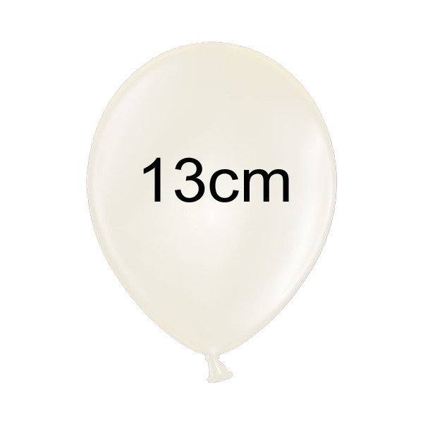 Balonek METALIK - Ø 13 cm - perlová (1 ks)