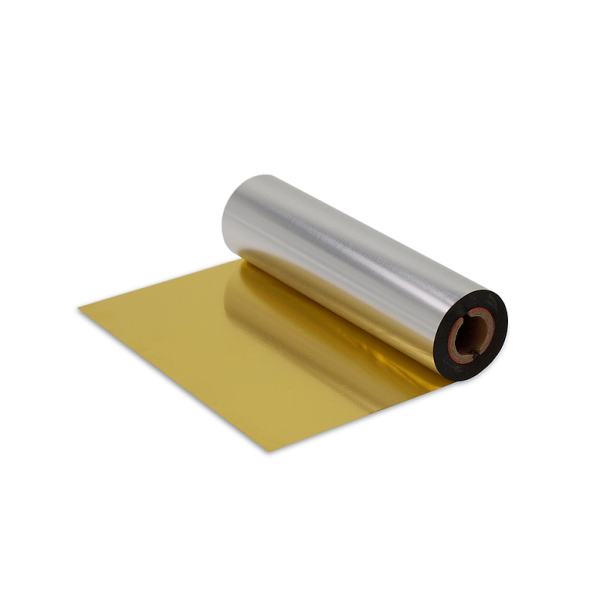 Tisková páska 110 mm x 50 m  - (C) zlatá metalická (krycí)