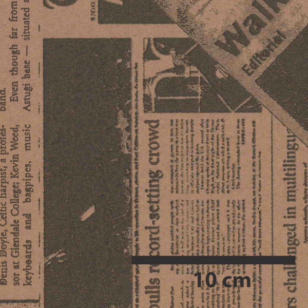 Kraftový papír 60 cm x 10 m, 50 g - Newspaper I. (1 ks)