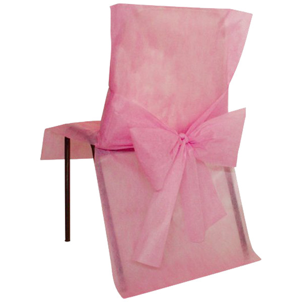 Svatební potah na židle 50x95cm - růžová ( 10 ks/bal )