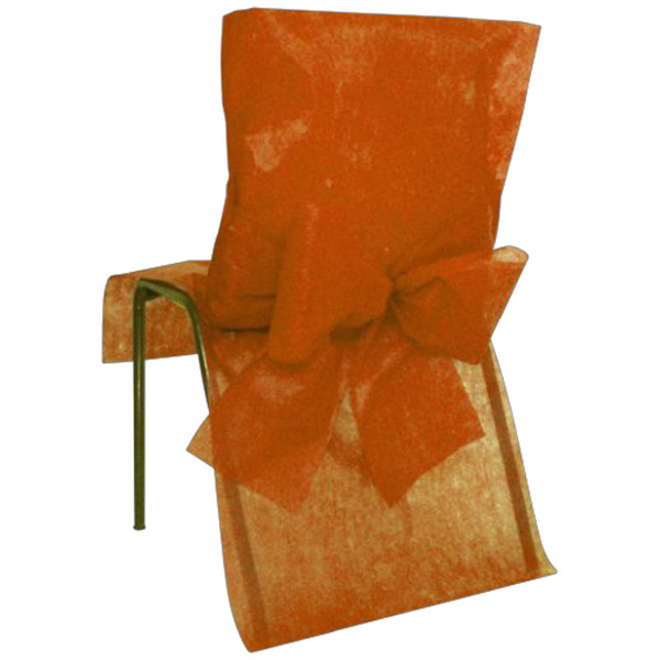 Svatební potah na židle 50x95cm - oranžová ( 10 ks/bal )