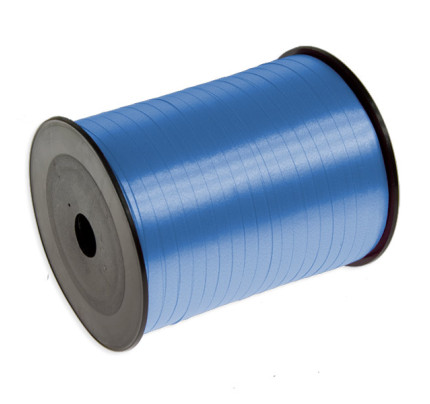Vázací stuha 5 mm x 500 m STANDARD - středně modrá (1 ks)