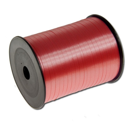 Vázací stuha  -  spule 5 mm /500 m STANDARD  -  červená (1 ks)