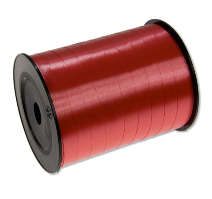 Vázací stuha  -  spule 10 mm / 250 Yd STANDARD  -  červená (1 ks)