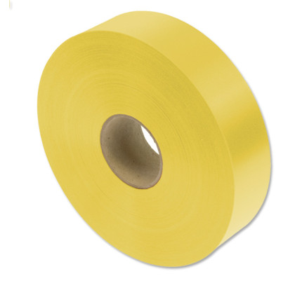 Vázací stuha  -  bobine 30 mm / 100 m STANDARD  -  žlutá (1 ks)