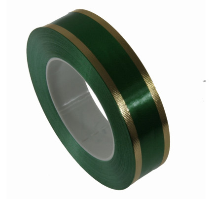 Ozdobná stuha - 30 mm / 50 Yd GOLDLINE (1 ks) - zelená