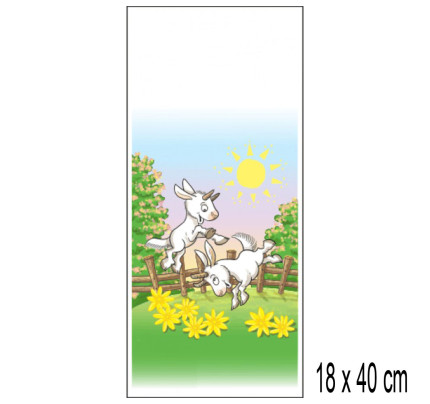 Velikonoční sáčky PP 18 x 40 cm - Kůzlata (100 ks/bal)