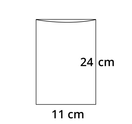 PP sáček plochý bez RZ - 110 x 240 mm - 30 my (100 ks/bal)