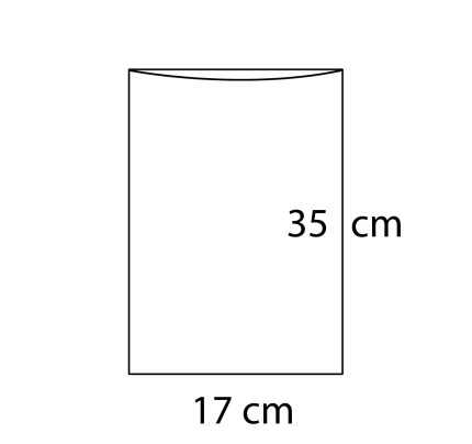 PP sáček plochý bez RZ - 17 x 35 cm - 30 my (100 ks/bal)