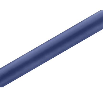 Saténový středový pás 36 cm - tmavě modrá ( 9 m / rol )