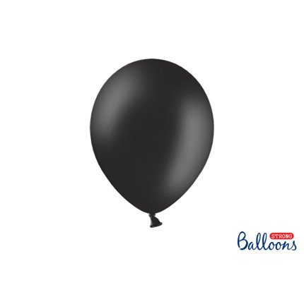Balonek pastelový -  Ø30cm - černá (100 ks/bal)
