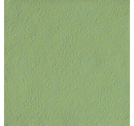 Svatební ubrousky Elegance 33 x 33 cm - zelená  (15 ks/bal)