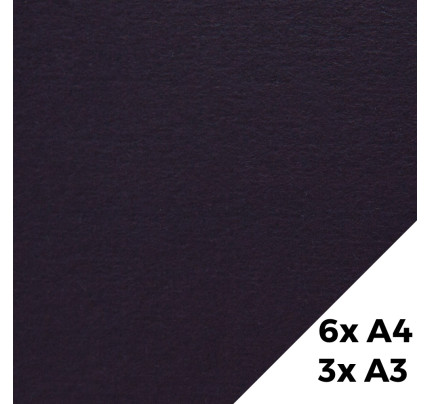 Sada luxusních papírů A4 a A3 - švestková (9 ks/bal)