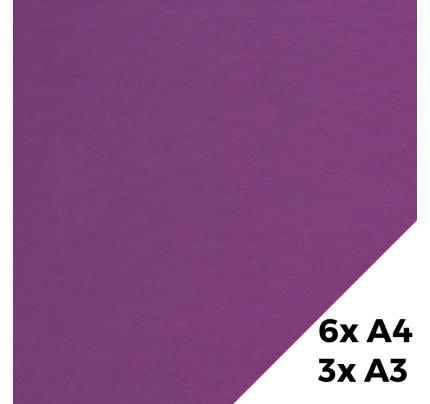 Sada luxusních papírů A4 a A3 - fialová (9 ks/bal)