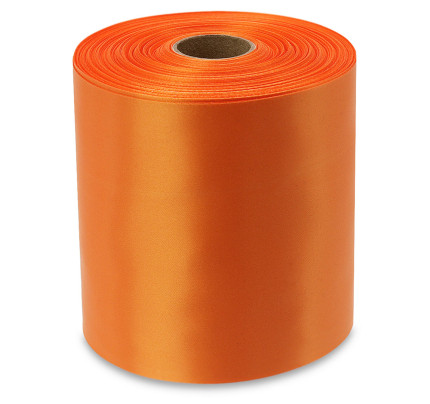 Saténová stuha pro TTR tiskárny - 10 cm x 50 m - (06) oranžová