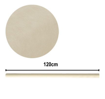 Vlizelin dekorační na stoly, ubrus - 120cm - krémová (10 m/rol)