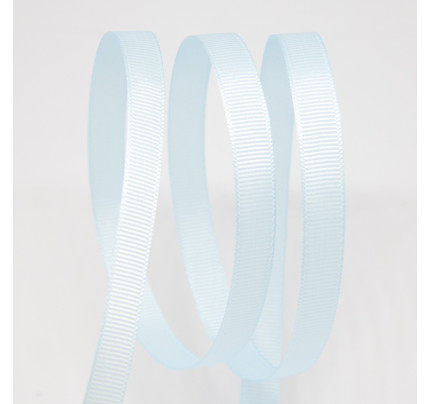 Rypsová stuha - 10 mm - světle modrá (25 m)