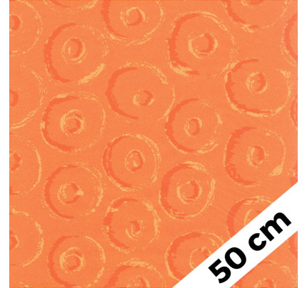 Dárkový papír LOLLY POP 50 cm - oranžová (20 m)