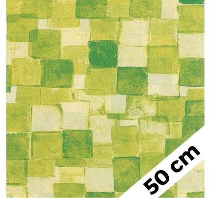 Dárkový papír ROCHADE 50 cm - žlutozelená (20 m)