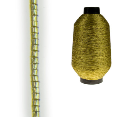 Ozdobná gumička GUMIDO Ø 1 mm x 500 m - zlatá  (1 ks)