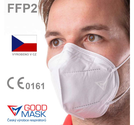 Respirátor GOOD MASK - FFP2 - bílý (10 ks/bal)