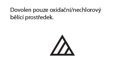 03 - Dovolen pouze oxidační (nechlorový) prostředek