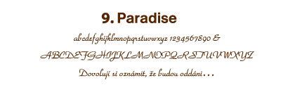 9. Paradise