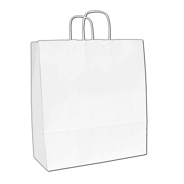 Bílé tašky - Bílé papírové tašky prodáváme zde.